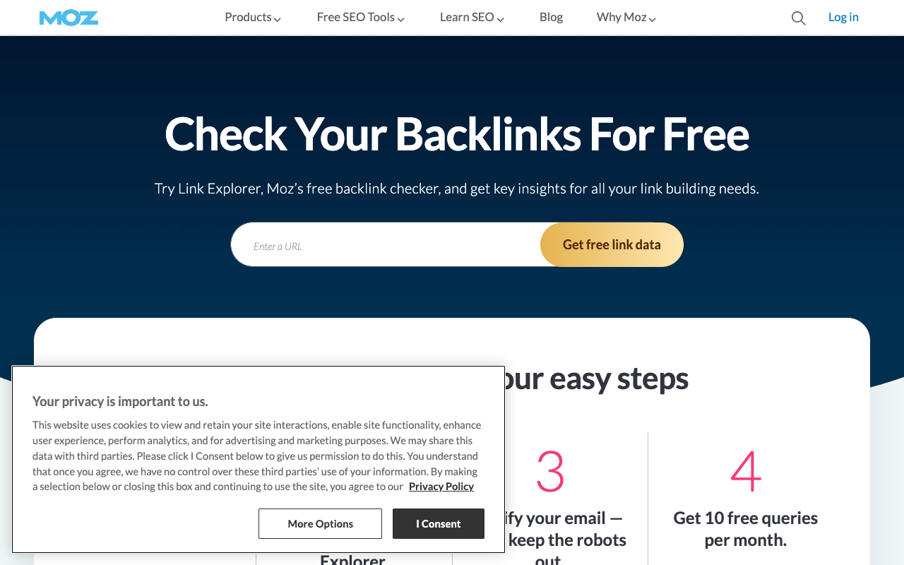 Link Explorerのファーストビュー